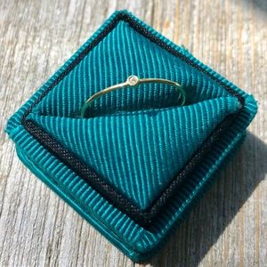 Barneys New York Gold Single Diamond Ring